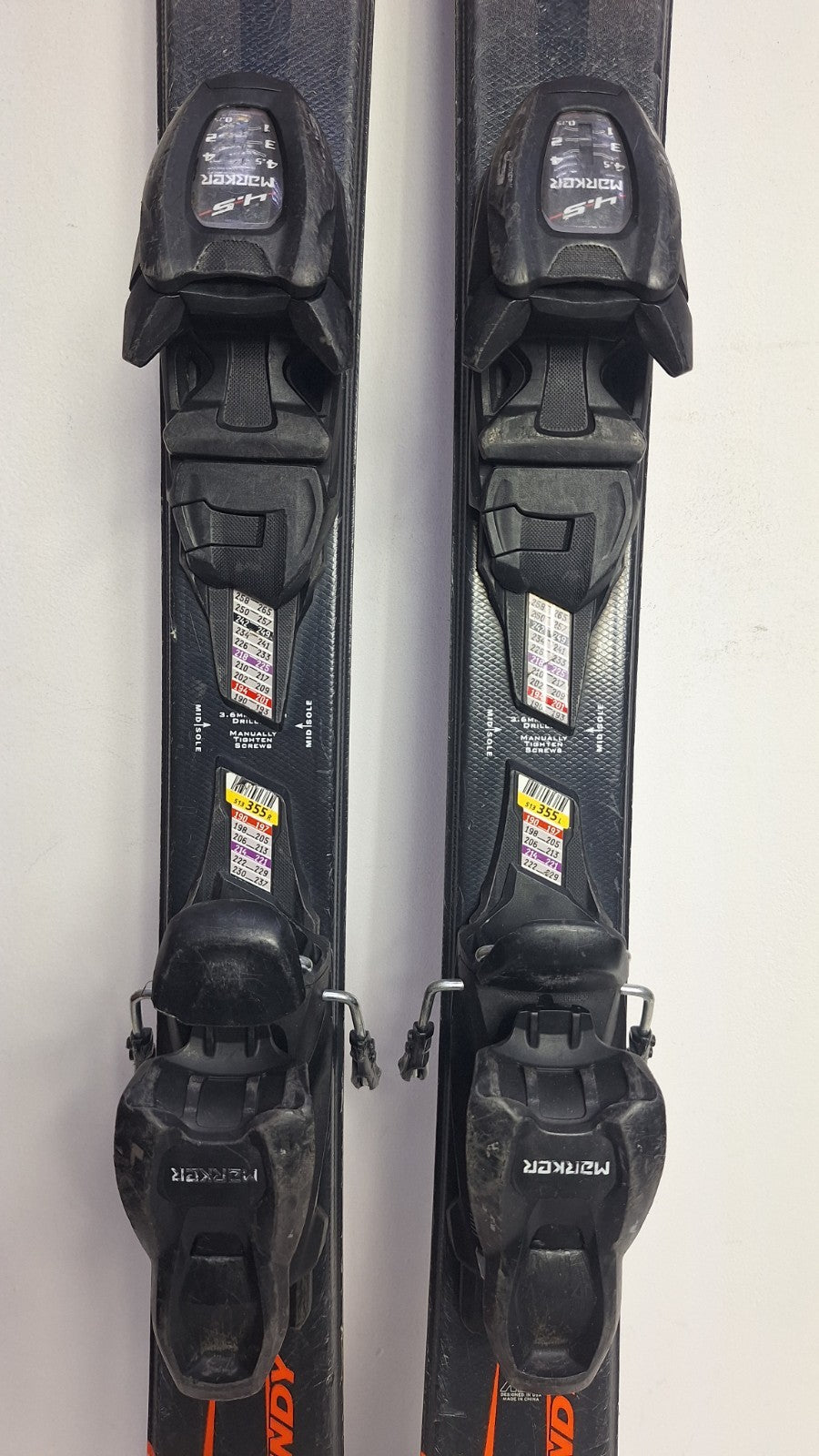 K2 Indy 112cm Ski + Marker 4.5 Bindings Winter Sport