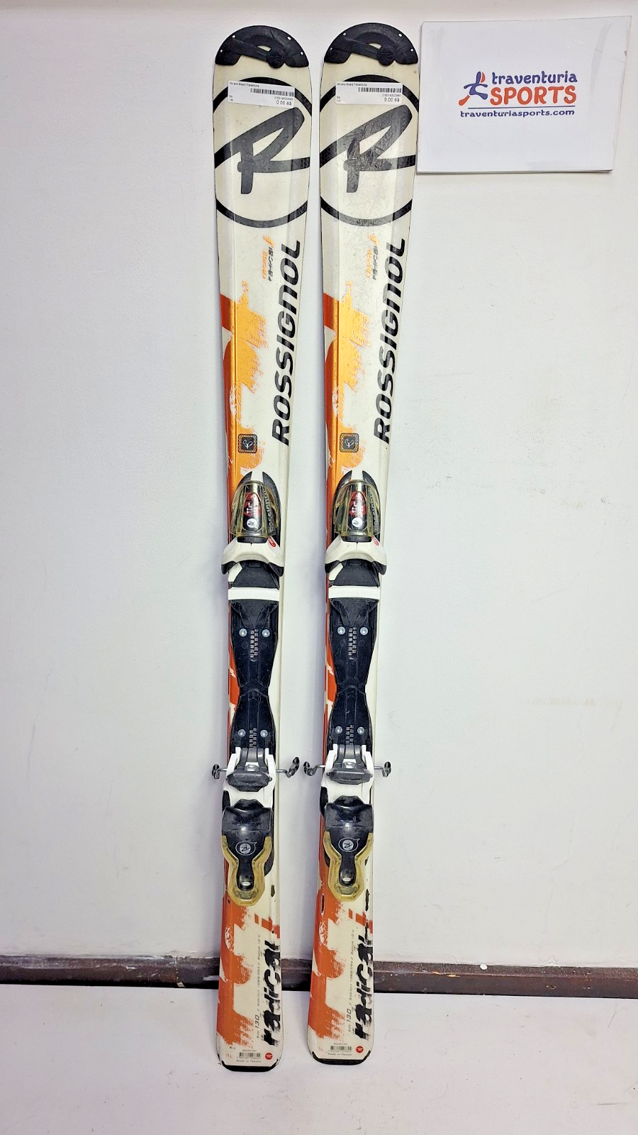 Rossignol Radical 130 cm Ski + Rossignol 7 Bindungen Wintersport Schnee