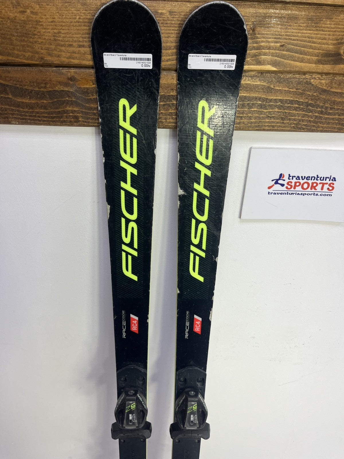 Fischer RC4 GS 153 cm Ski + Fischer 9 Bindungen Wintersport