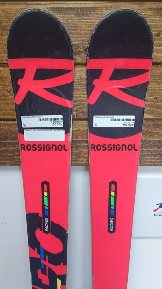 Rossignol Hero Athele GS Pro 158 cm Ski + Tyrolia CRX 9 Bindings Winter Fun Snow