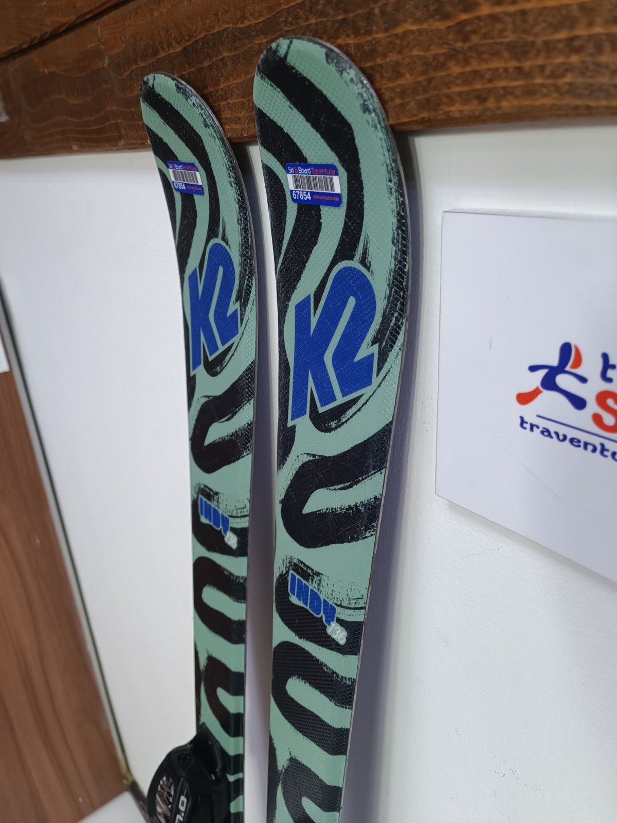 K2 Indy 136cm Ski + Marker 7 Bindungen Wintersport