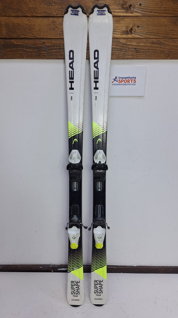 HEAD SupershapeTeam  SLR Pro 157cm  Ski + HEAD SLR 7.5 Bindings Winter Sport Fun