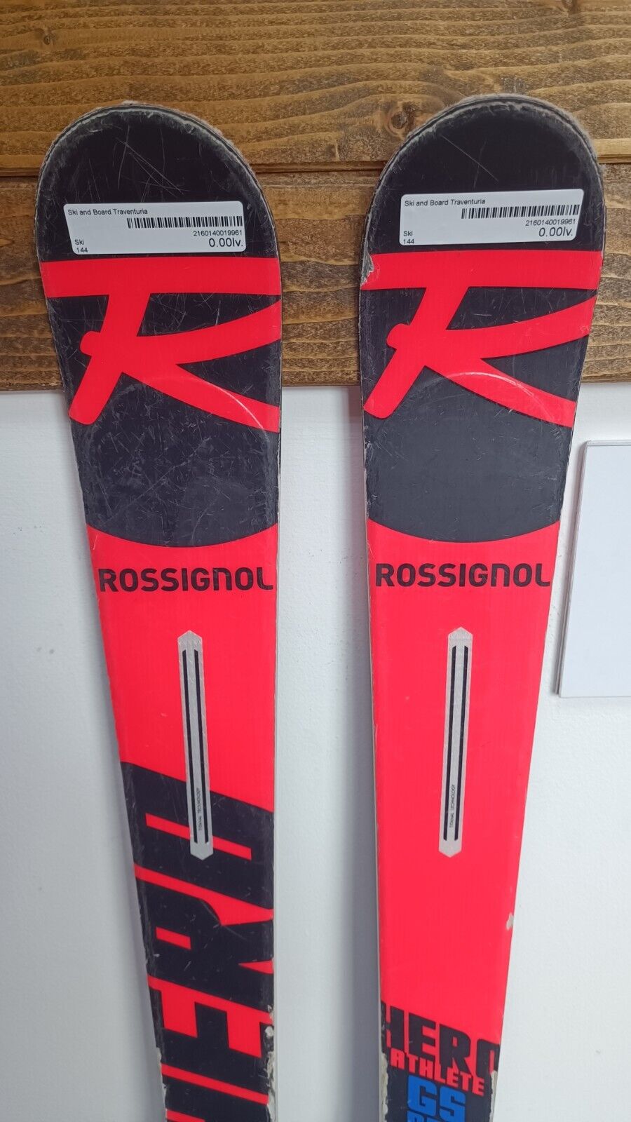Rossignol Hero FIS GS Pro 144 cm Ski + Look 10 Bindings Winter Fun Snow