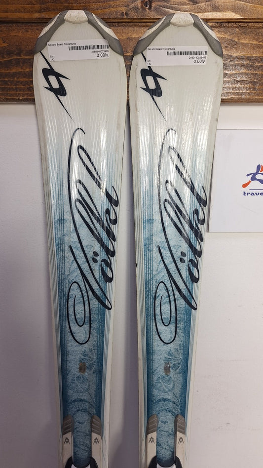 Volkl Attiva Aire 142cm Ski + Marker 10 Bindings Fun Snow Winter Sport Piste