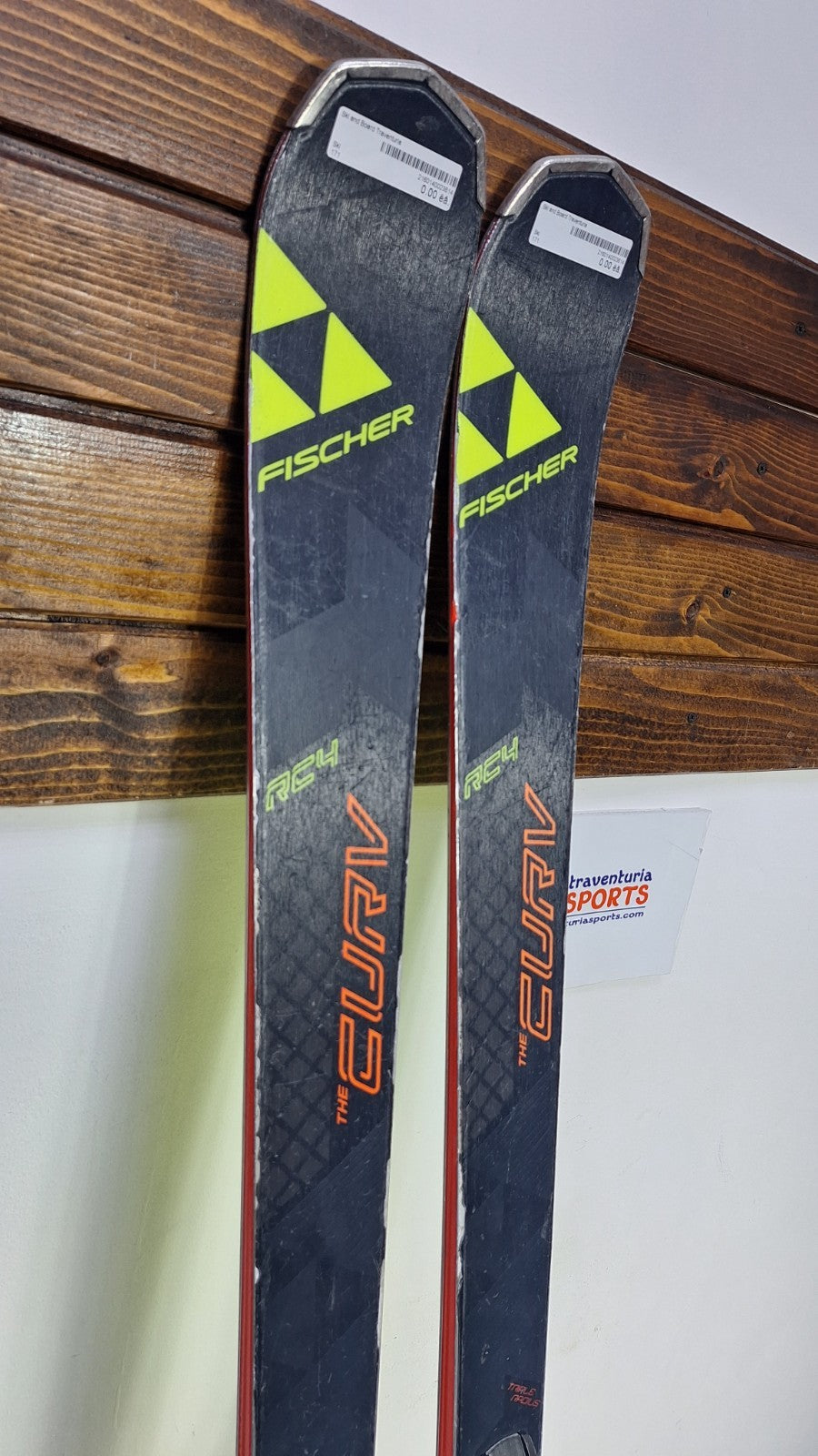 Sci Fischer RC4 The Curv DTX 171 cm + Attacchi Fischer Z12 Sport invernali Neve