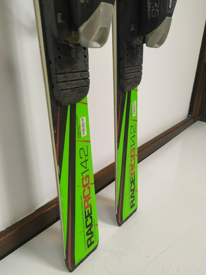 Elan Race RCG 142 cm Ski + Elan 7.5 Bindungen Winterspaß im Schnee Outdoor
