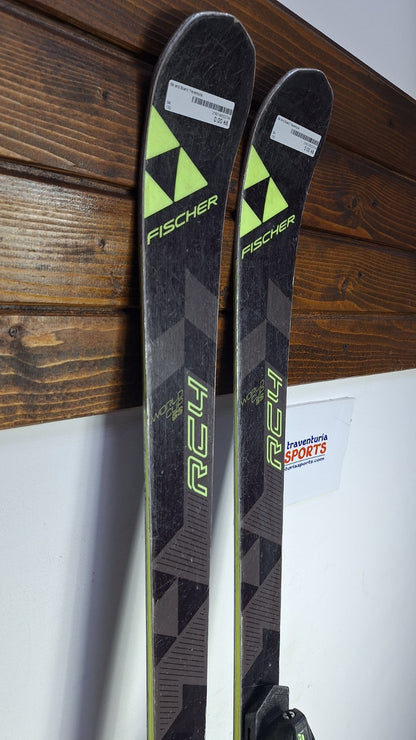 Fischer RC4 World Cup GS 150cm Ski + Fischer 9 Bindings Winter Sport