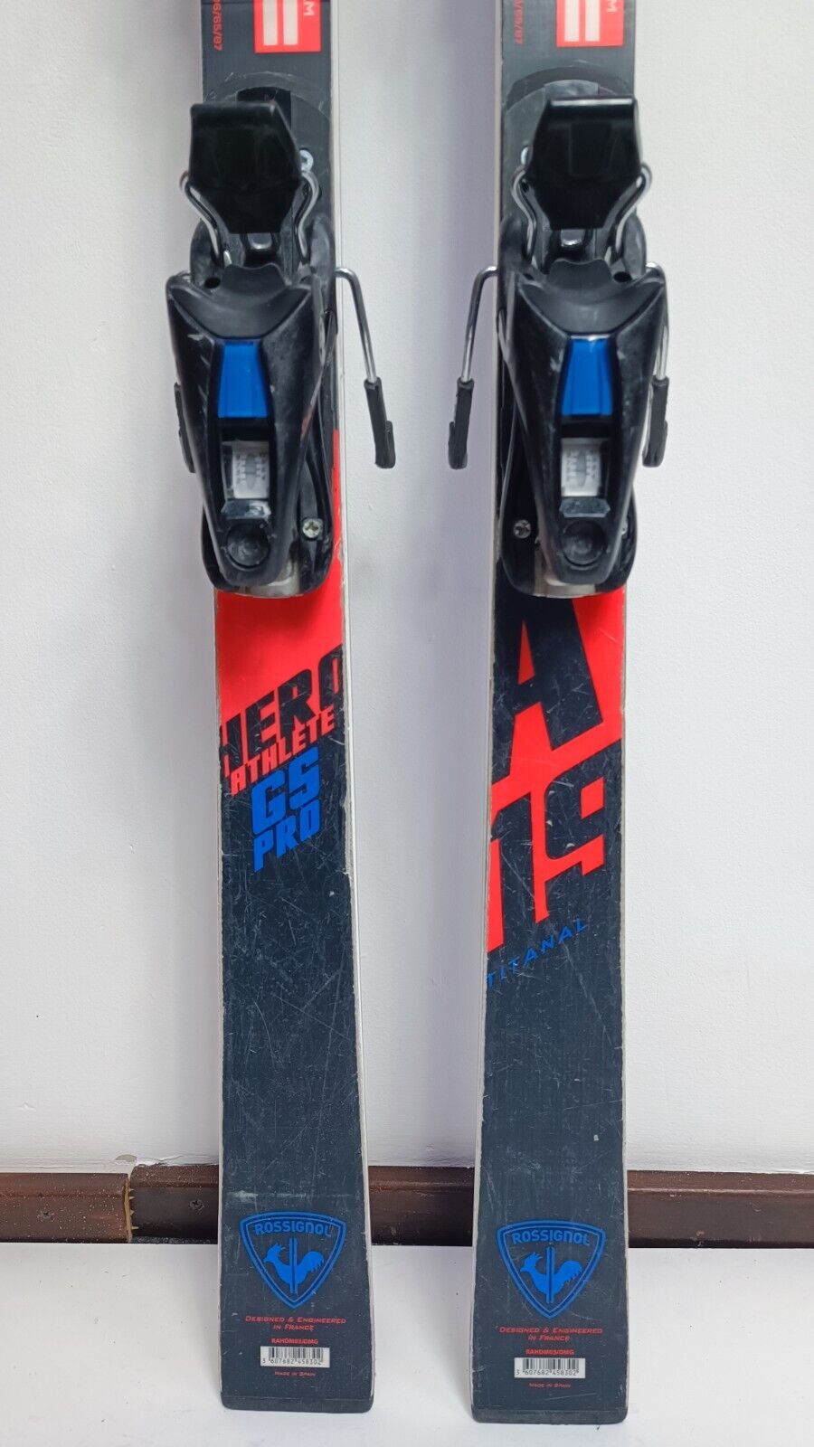 Rossignol Hero FIS GS Pro 165 cm Ski + Look 10 Bindings Winter Fun Snow