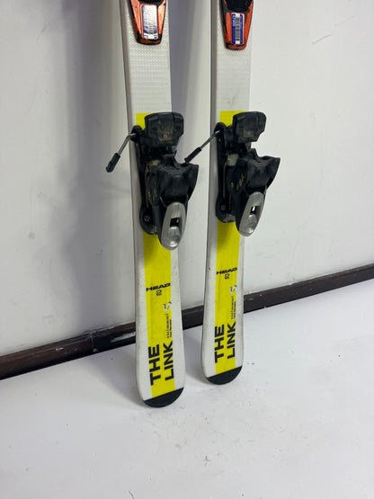 Ski HEAD The Link R 140 cm + fixations Tyrolia BYS 10, plaisir des sports d'hiver sur neige