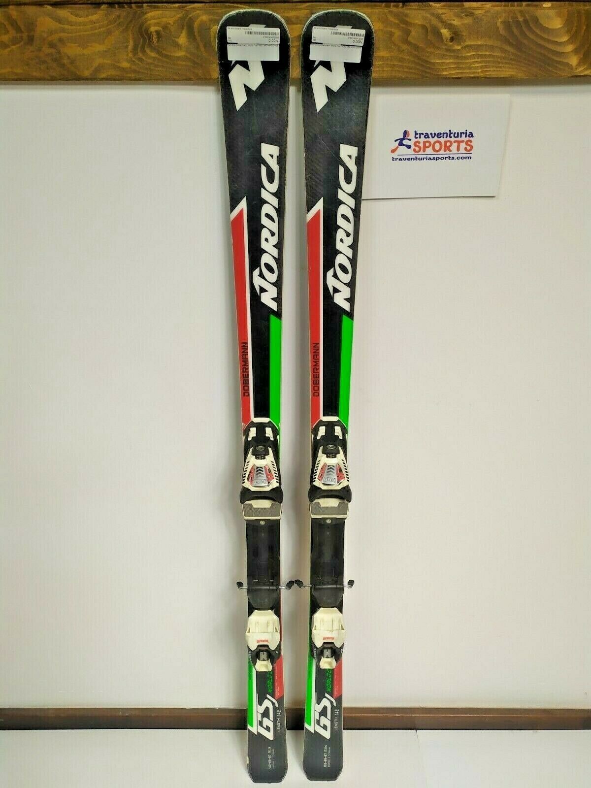 Nordica Dobermann GS J WC 142 cm Sci + Attacchi Marker Race 10 Sport Divertimento Invernale