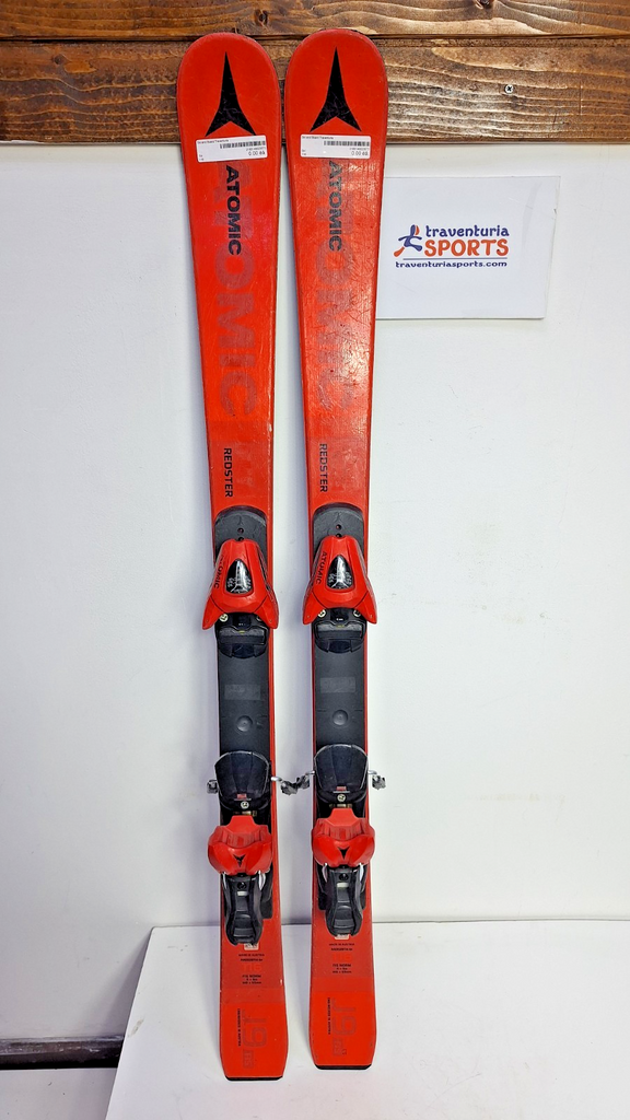 Atomic  Redster J9 116 cm Skis + Atomic 7.5  Bindings Winter Sport Snow Fun