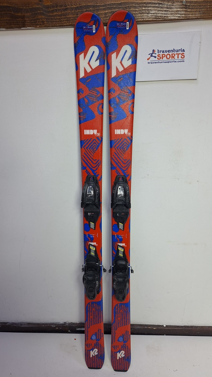K2 Indy 136cm Ski + Marker 4.5 Bindings Winter Sport