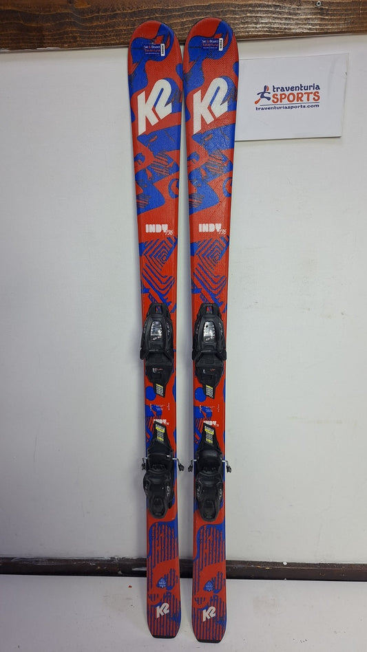 K2 Indy 136cm Ski + Marker 4.5 Bindings Winter Sport