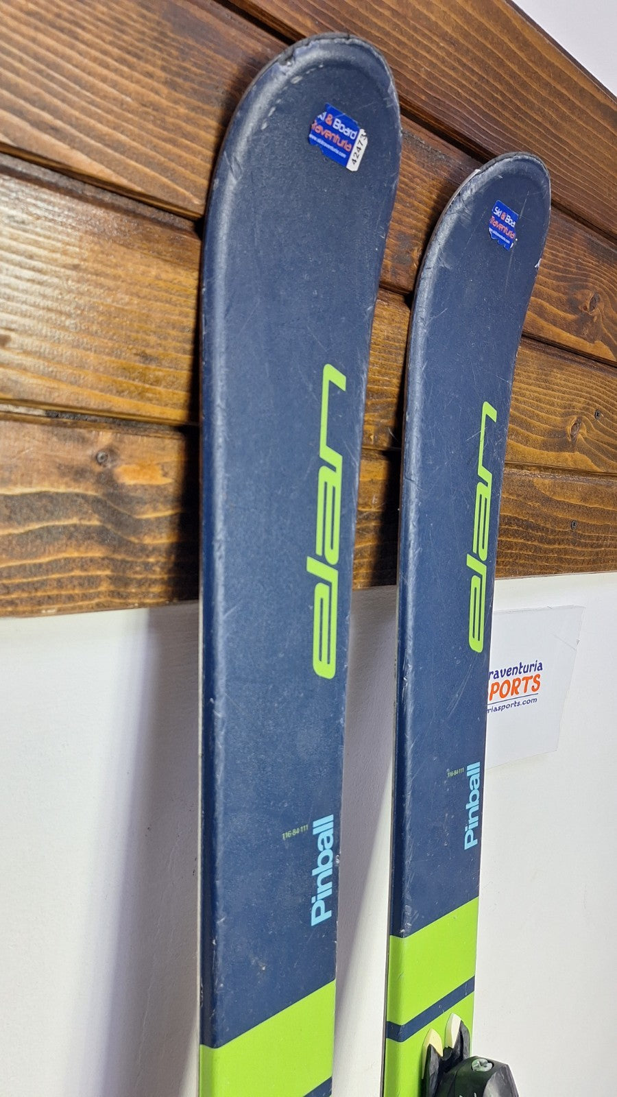 Elan Pinball 165cm  Ski + Elan 10 Bindings Adventure Winter Sport