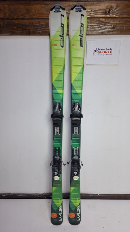Elan Explore Pro QS 150cm  Ski + Elan 7.5 Bindings Adventure Winter Sport