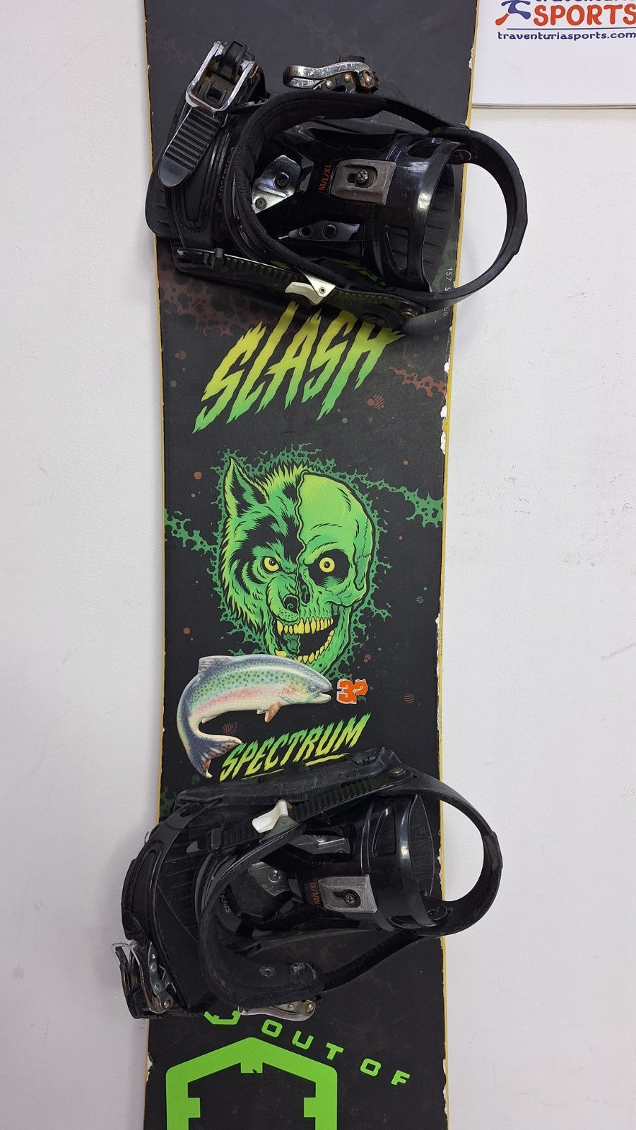 Snowboard Slash Spectrum 154 cm + attacchi Speedfit L Sport invernali sulla neve