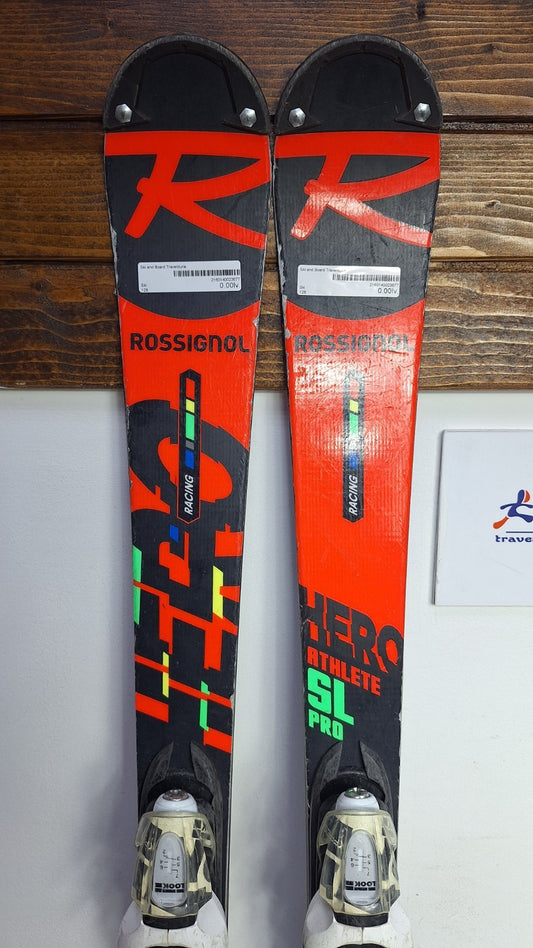 Rossignol HERO Athete SL Pro  128 cm Ski + Look 7 Bindings Winter Sport Snow