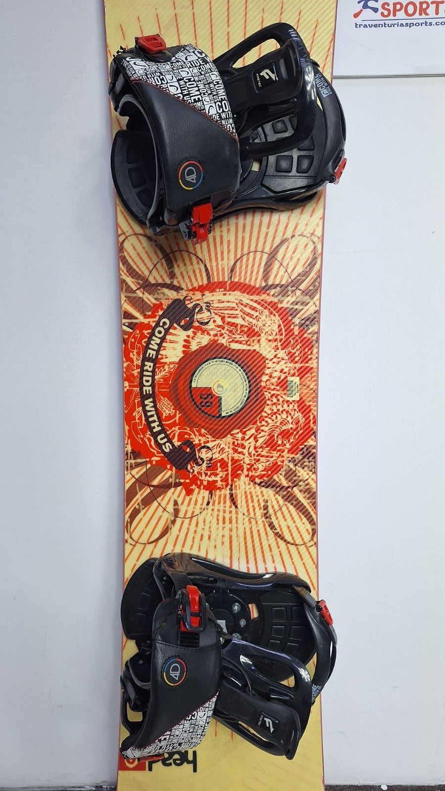 Snowboard HEAD Rocka 4D 159 cm + Attacchi HEAD M Sport Invernali Divertimento