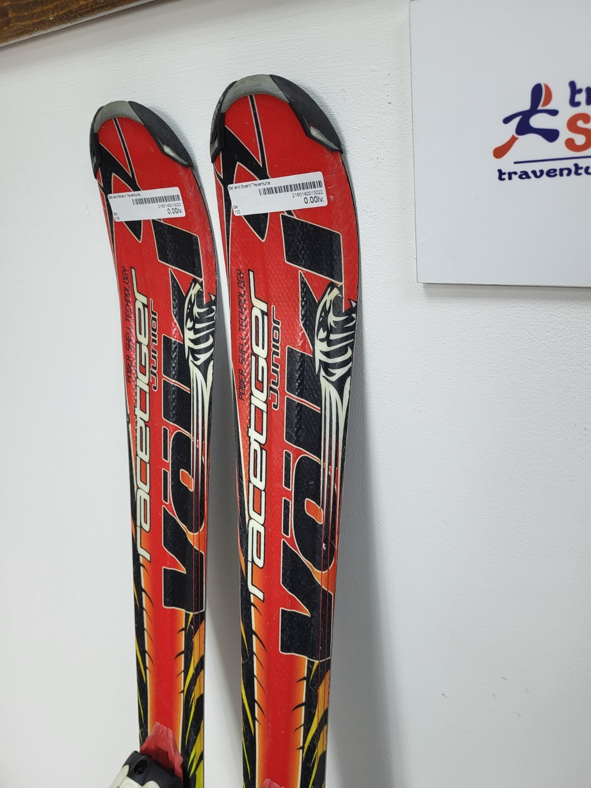 Völkl Racetiger GS R JR 130 cm Ski + Marker 7 Bindings Winter Sport Snow Fun
