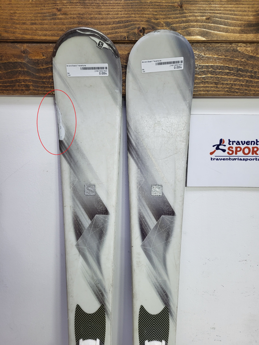 Salomon Luan 144 cm Ski + Salomon Lithium 10 Bindungen Wintersportspaß im Schnee