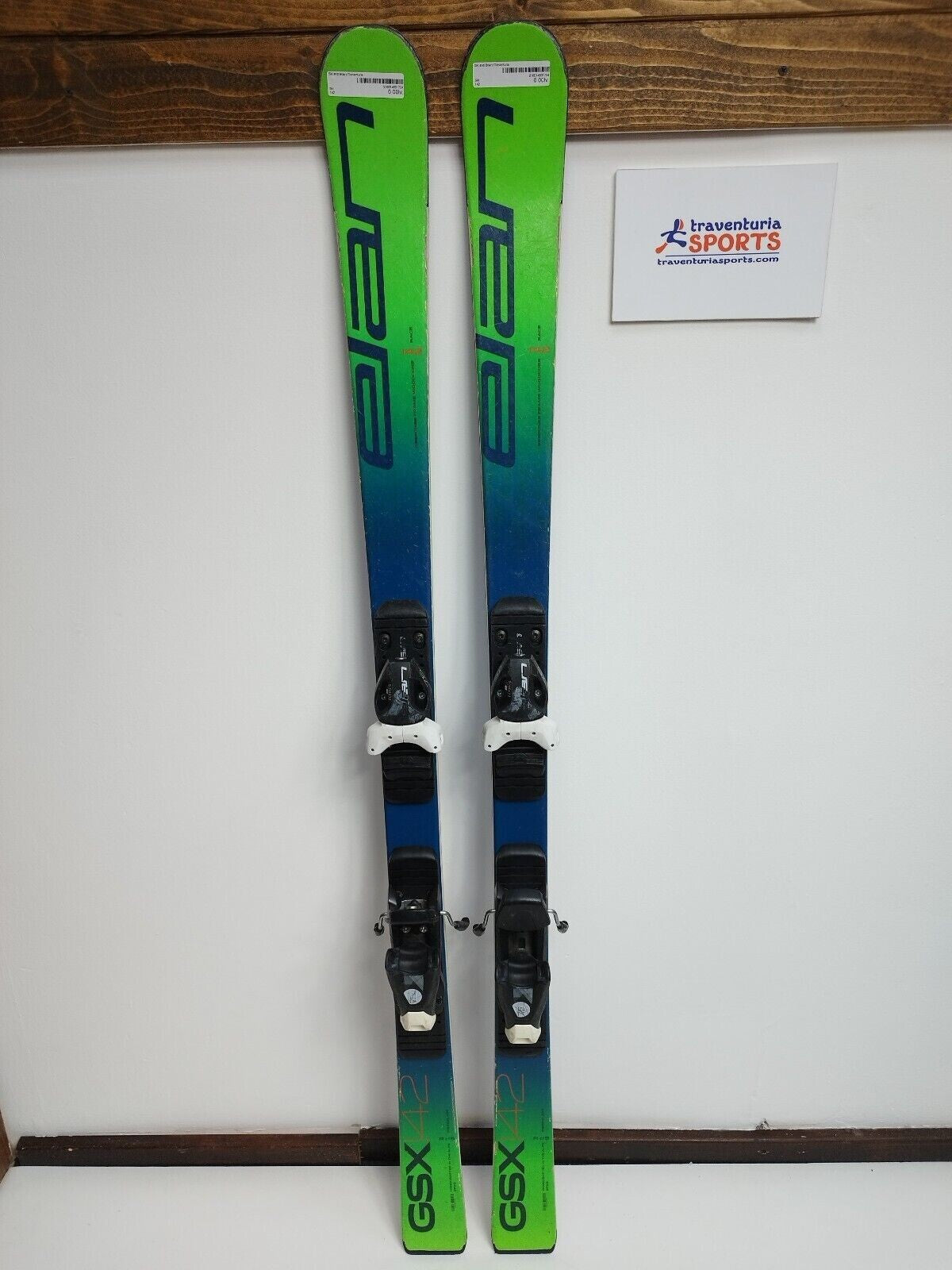 Elan Race GSX 142 cm Ski + Elan EL 7.5 Bindungen Winterspaß Schneeabenteuer Sport