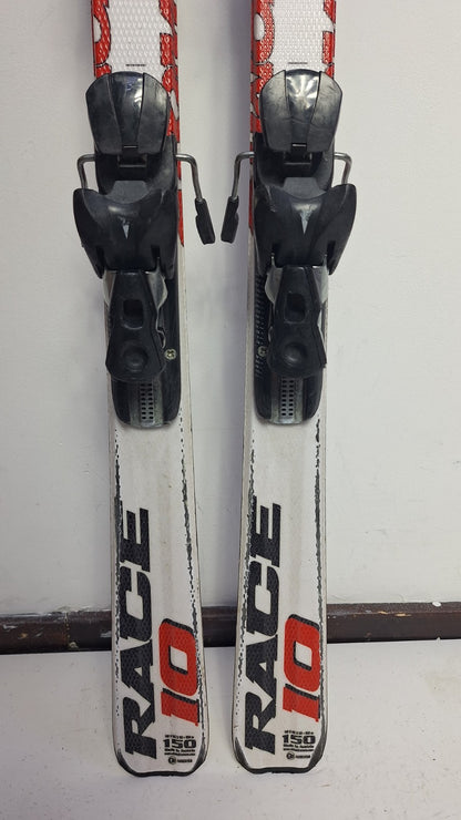 Atomic Race 10 150cm Skis + Atomic 10 Bindings Winter Fun Snow