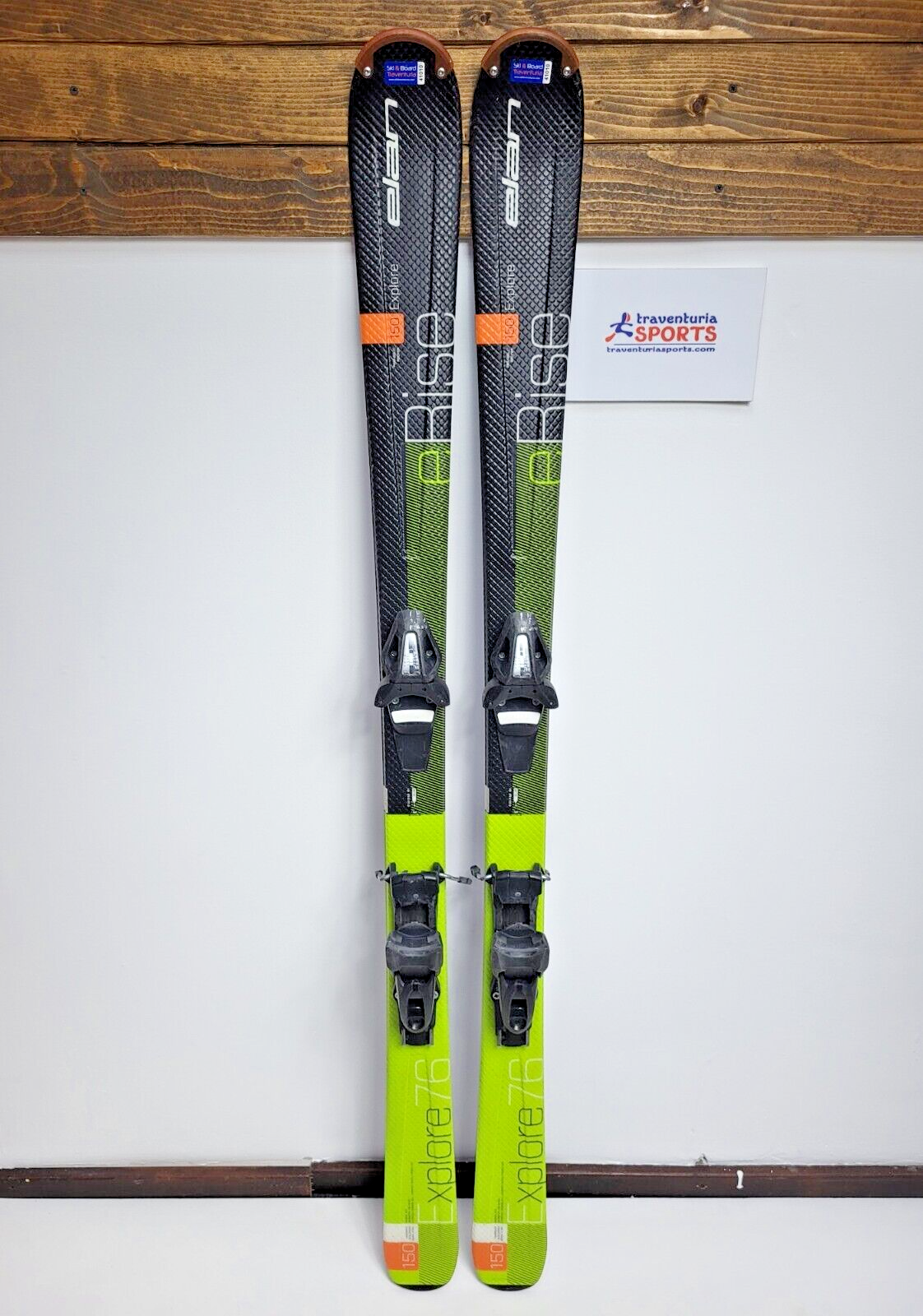 Elan Explore eRise 76 150 cm Ski + fixations Elan ESR 10 Hiver, neige et sport