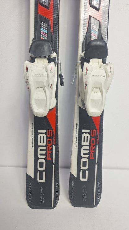 Nordica Dobermann Pro S 120cm Skis + Marker 7  Bindings Winter Sport Snow