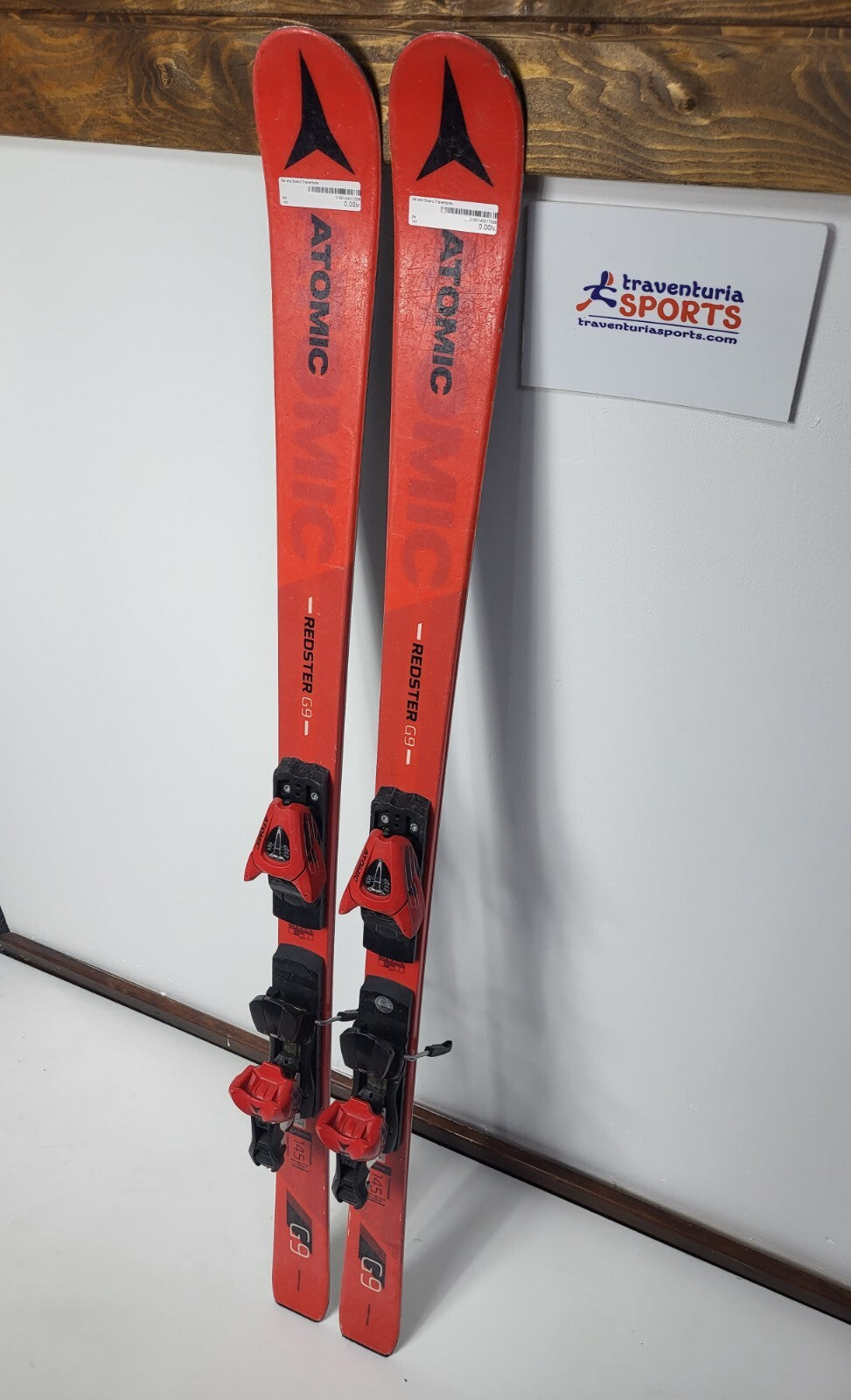 Sci Atomic Redster G9 145 cm + attacchi Atomic 7.5 Sport invernali all'aperto