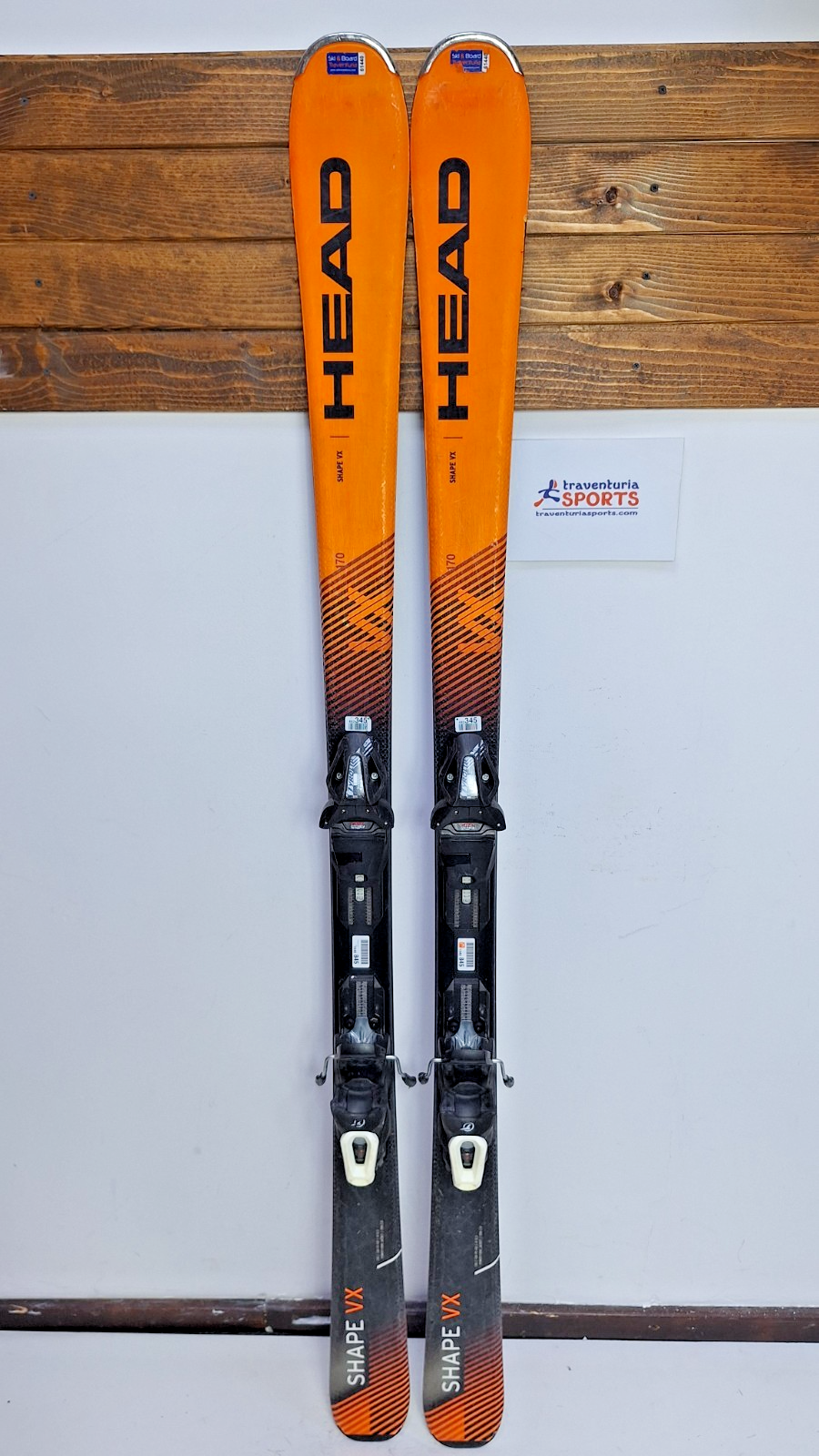 HEAD Shape VX 170 cm Skis + HEAD PR 11 Bindings Winter Sport Snow