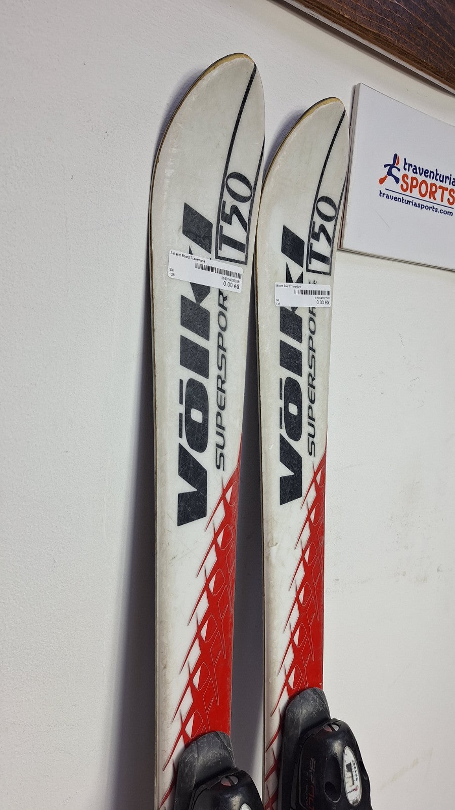 Volkl T50 Supersport JR 128cm Ski + Tyrolia 7 Bindings Winter Sport Fun
