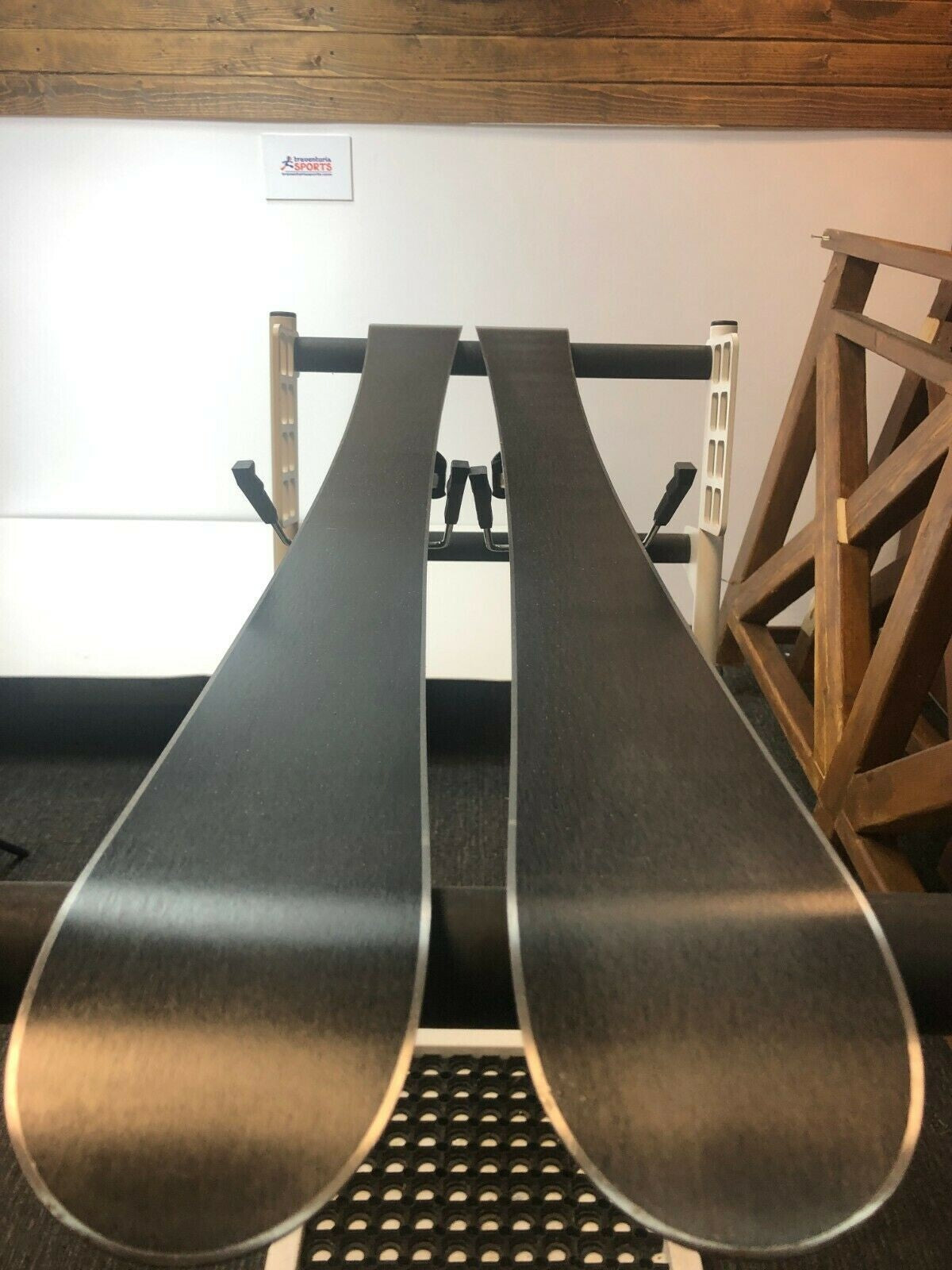 HEAD Souphead 117 cm Ski + NEUE Salomon 4.5 Bindungen Sport Schnee Winterspaß