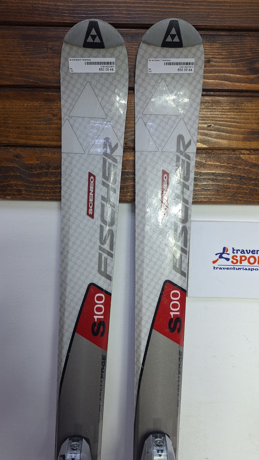 Fischer Scenio S100 160cm  Ski + Fischer 10 Bindings Adventure Winter Sport