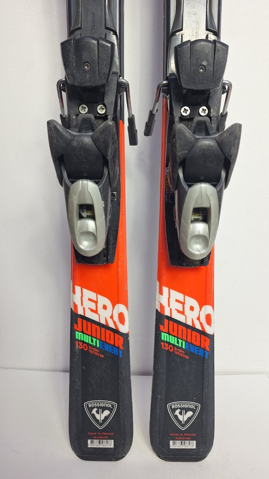 Rossignol Hero JR MultiEvent 130cm  Ski + Elan ESP 7.5 Bindings Winter Sport