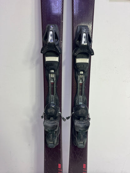 Skis Salomon Myriad 85 169cm + fixations Elan EL 10 Aventure Sport d’hiver