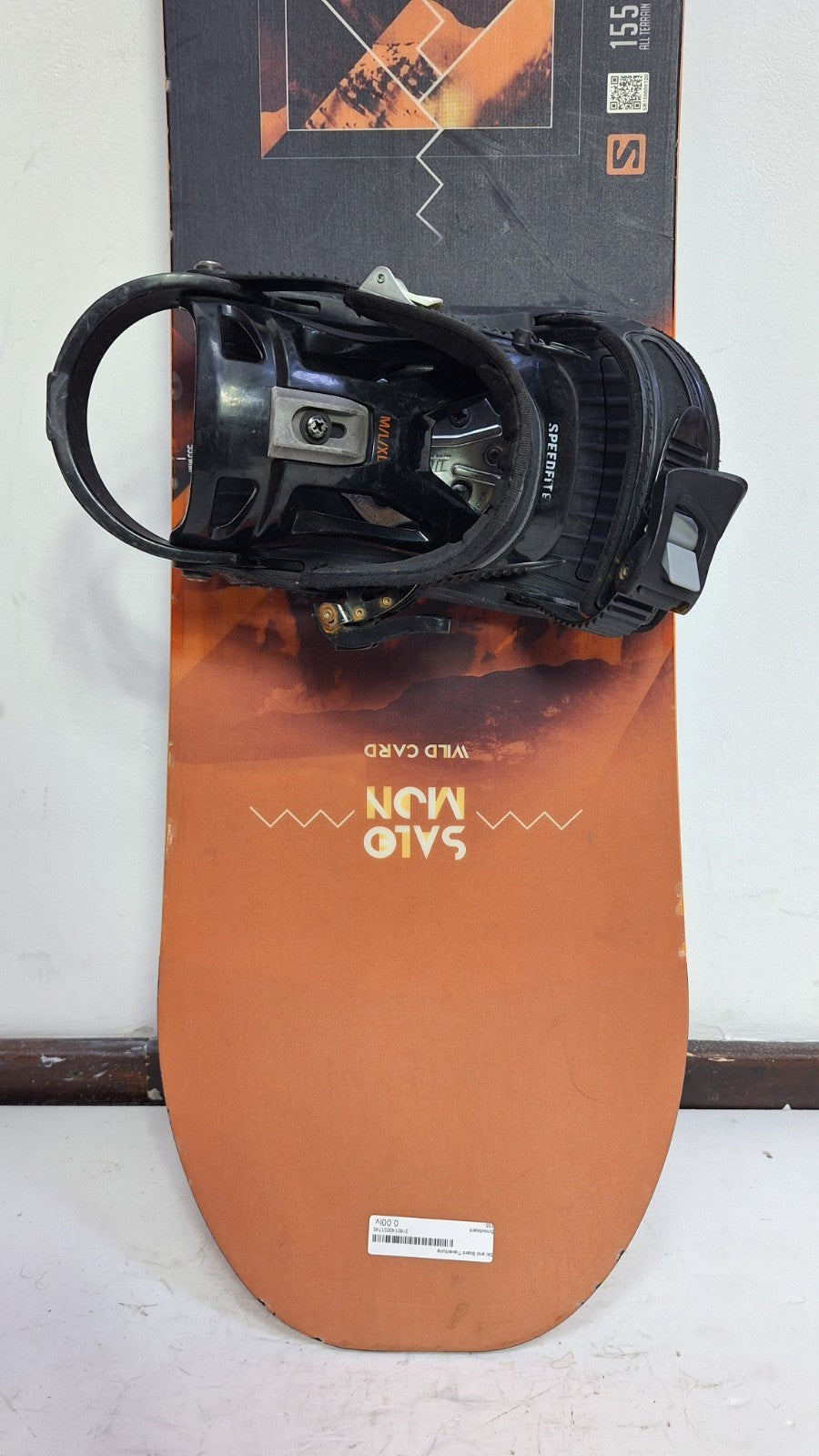 Salomon Wild Card 155 cm Snowboard + Speedfit L Bindings  Winter Snow Sport