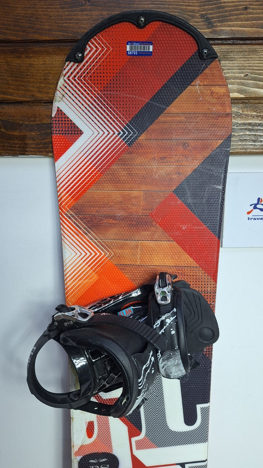 Snowboard Elan RS 155 cm + fixations Elan M Sport Hiver Amusement Tout-terrain Extérieur