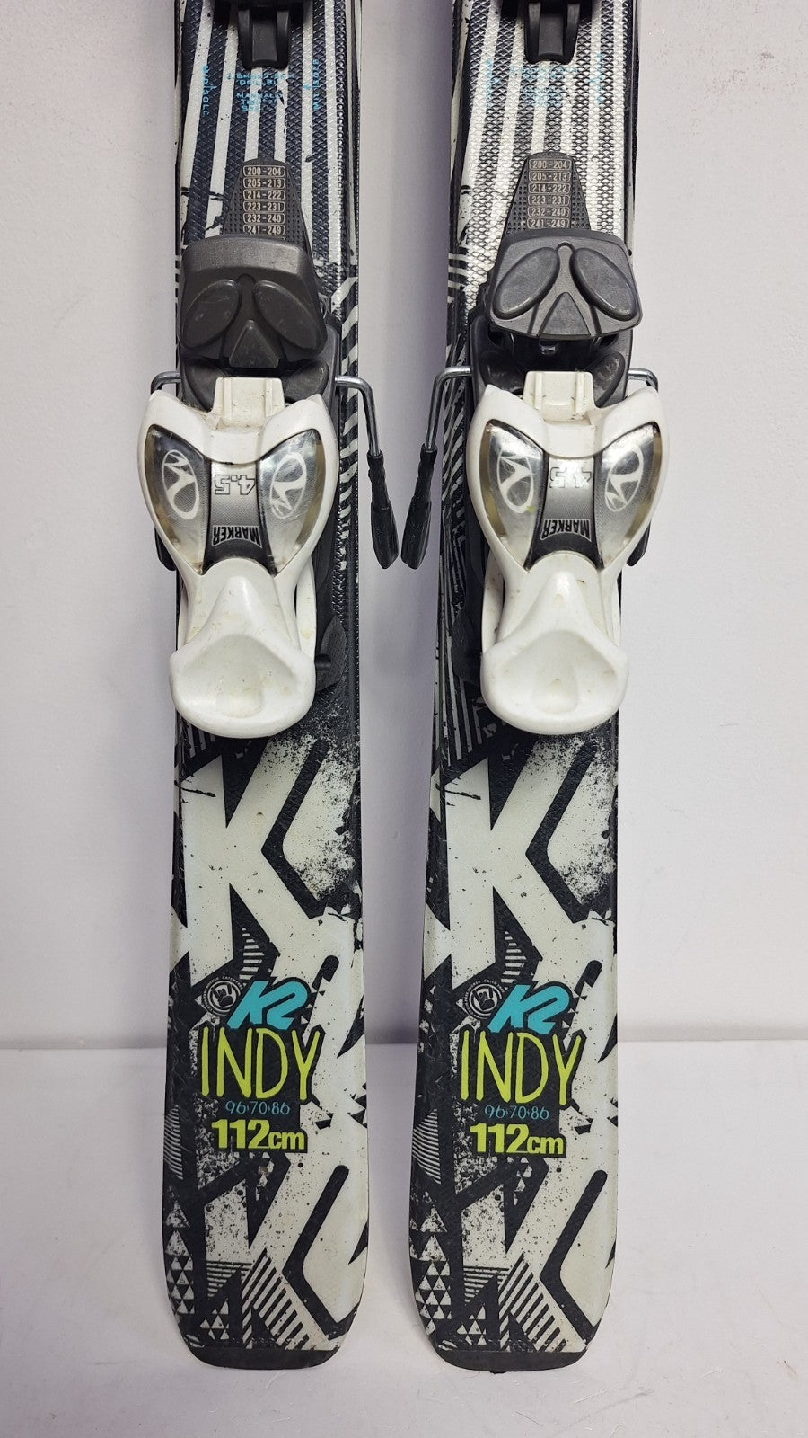 K2 Indy 112cm Ski + Marker 4.5 Bindings Winter Sport