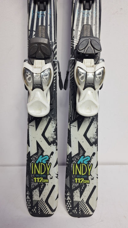 K2 Indy 112cm Ski + Marker 4.5 Bindings Winter Sport