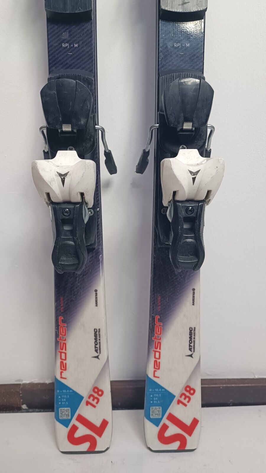 Atomic Redster SL 138cm Ski + Atomic 7 Bindungen Wintersport