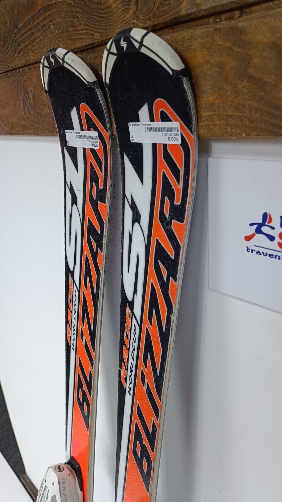 Blizzard Race World Cup SL 143 cm Ski + Tyrolia 9 Bindings Winter Fun Adventure