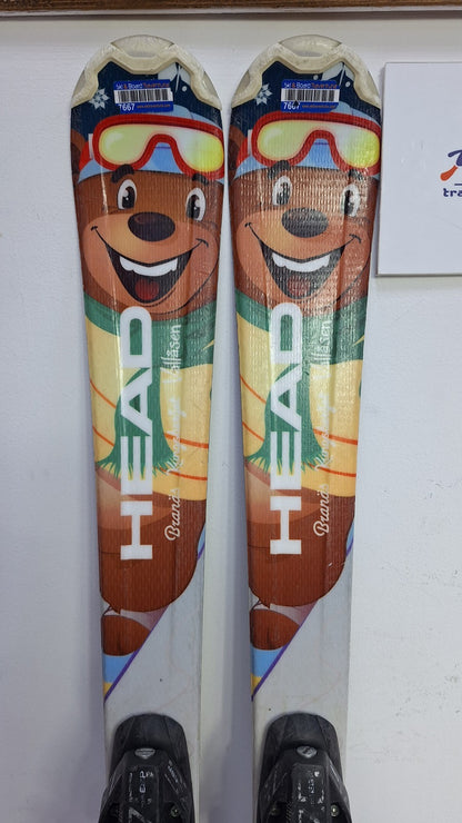 HEAD Bjornbusa 117 cm Ski + Elan ESP 7.5 Bindings Sport Snow Winter Fun