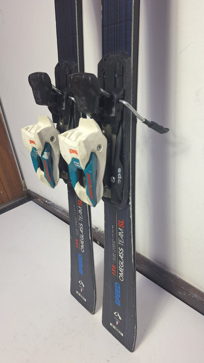 Dynastar Omeglass SL 135 cm Ski + Marker 10 Bindings Winter Sport  Snow
