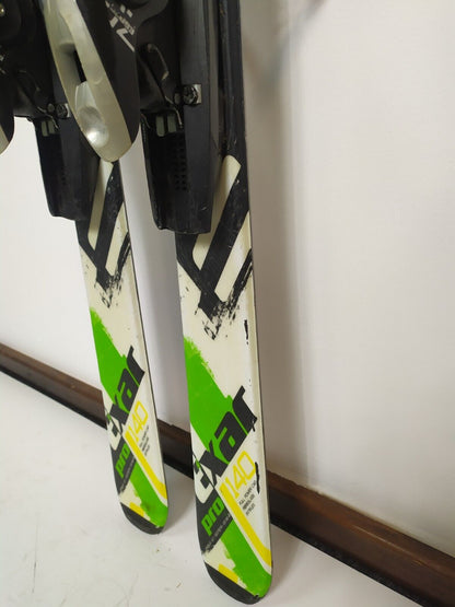 Elan Exar Pro 140 cm Ski + Elan SP 7.5 Bindungen Sport Schnee Winterspaß