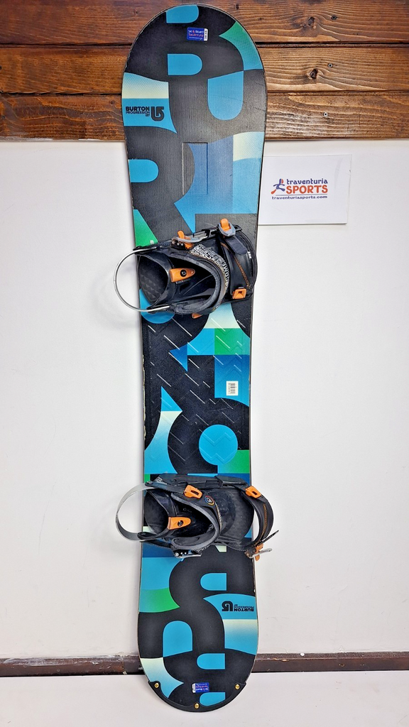 Burton Progression 157 cm Snowboard + HEAD Rental M Bindings Winter Snow Sport