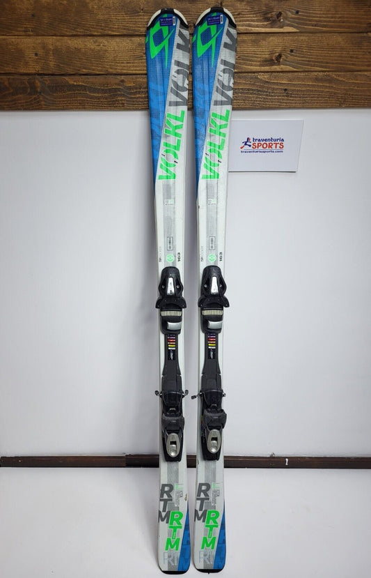 Völkl RTM 163 cm Ski + Elan ESP 10 Bindungen Fun Snow Winter Sport Piste