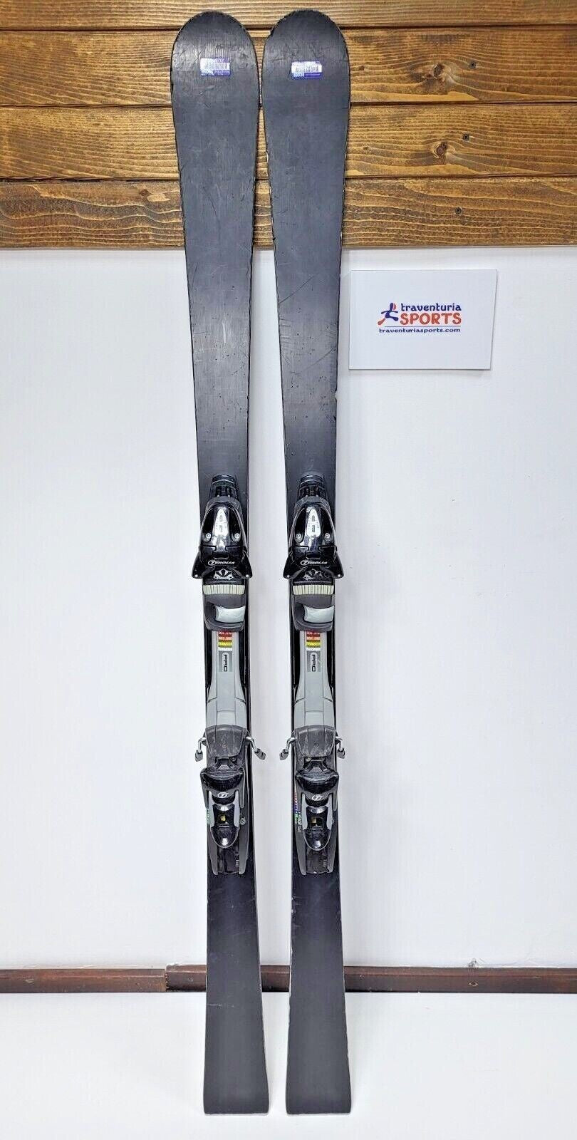 Black Speed Carving 163 cm Ski + Tyrolia SP 12 Bindings Adventure Winter Sport