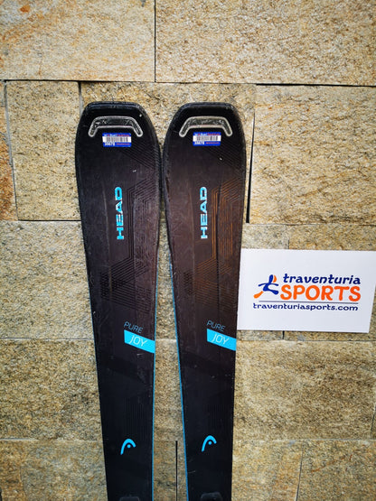 HEAD Pure Joy 153cm  Ski + HEAD 9 Bindings Winter Sport Fun