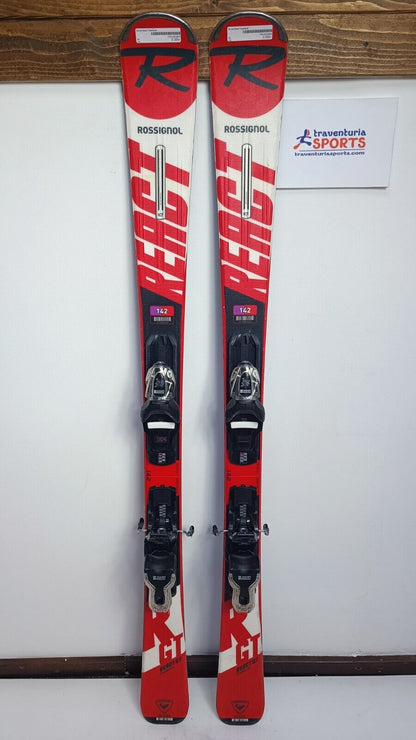Ski Rossignol React GT 142cm + fixations Look 10 Aventure hivernale en hiver