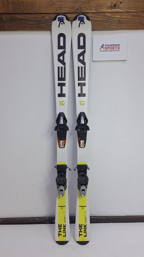 HEAD The Link R 140  cm Skis + Tyrolia BYS 10 Bindings Winter Sports Snow BSL